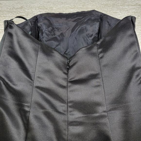 VTG Gunne Sax Jessica McClintock Gown 5/6 Black‎ Pink Satin Fairy Formal Dress - Picture 14 of 16